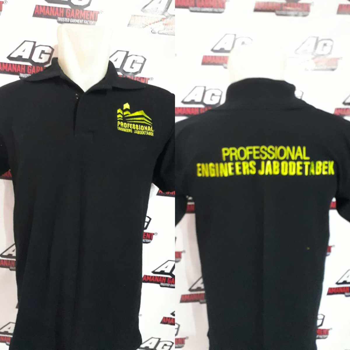 sablon polo shirt